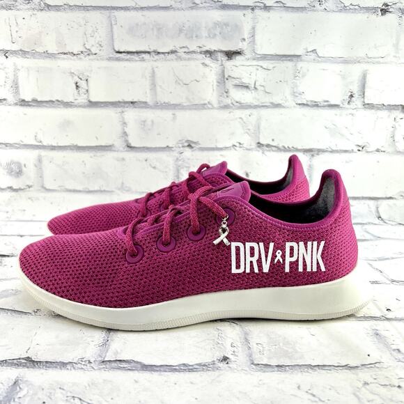 Allbirds Tree Runners Limited Drive Pink Breast Cancer Awareness Mens 12 Sneaker - Picture 1 of 12